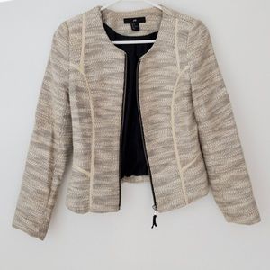 H & M Tweed Blazer Jacket